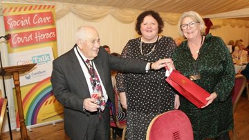 HC-One’s Social Care Covid Hero Award winner attends prestigious afternoon tea at the House of Lords